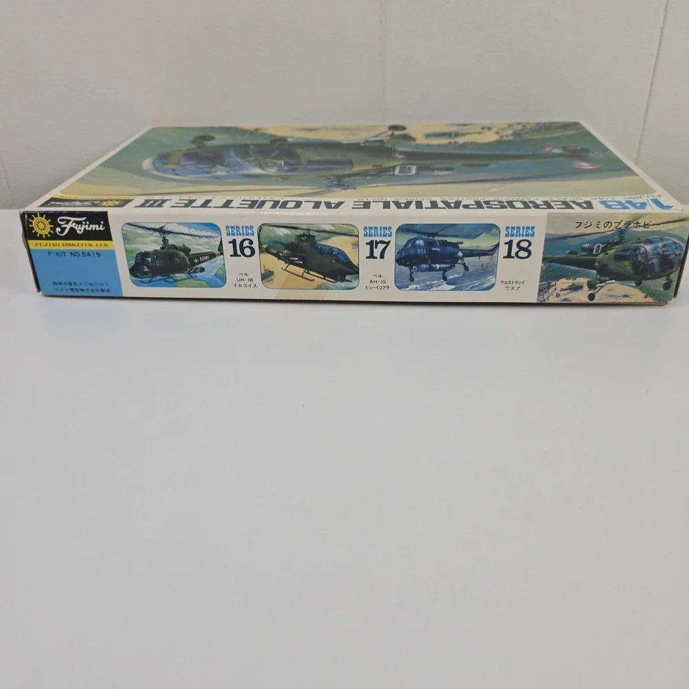 Vintage Fujimi Aerospatiale Alouette III 1/48 NEW Model Kit 5A19-400 NEW Open